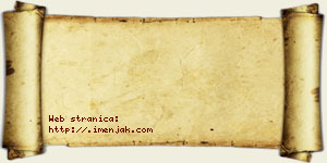 Jasmina Rajić vizit kartica